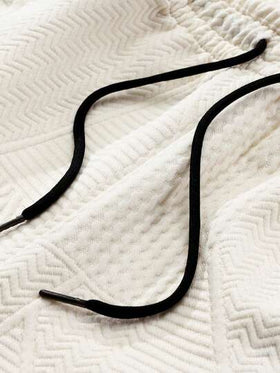 شورت رجالي بخصر مطاطي وجيوب، لون أحادي، قماش جاكار، شورت فضفاض بسحاب للصيف والخارج، مناسب كهدية لزوج أو صديق