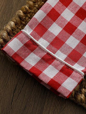 مجموعة بيجامة كاروهات جميلة للبنات، قميص بياقة وأكمام طويلة وبنطال فضفاض، طراز كوري بسيط وعصري، مناسب للربيع والخريف، 2 قطعة