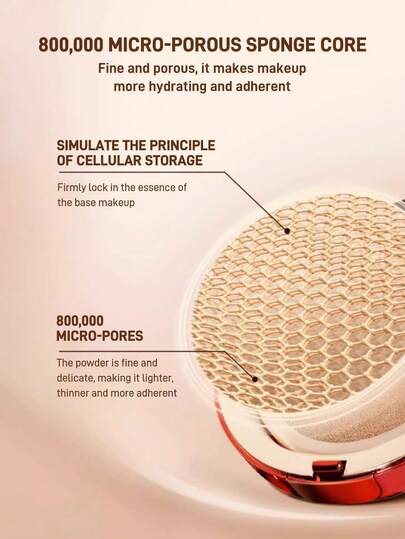 كريم أساس MISSHA Perfect Cushion | تغطية كاملة، خفيف الوزن، صديق للبشرة، نهاية مخملية مطفأة، مقاوم للزيت والماء، كريم BB/CC خالي من العرق وبشكل مثالي