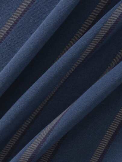 3 قطع من طقم ملابس النوم الرجالي الرقيقة، ملابس علوية بياقة مستديرة وأكمام قصيرة مع شورت وبنطلون، طقم ملابس منزلية كاجوال مكون من 3 قطع (تي شيرت، شورت، بنطلون)، صيفي