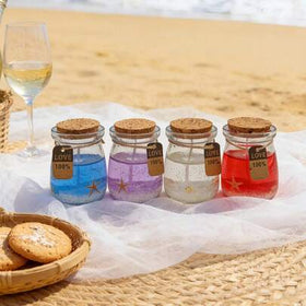 شمعة معطرة بروائح البحر مقاس 7.5 سم، متوفرة برائحة الورد والخزامى والياسمين وروائح البحر، شمعة شمع جيلي، شمعة معطرة بدون دخان، مصنوعة يدويًا، مناسبة لوجبات العشاء الرومانسية، عيد الحب، ديكور المنزل، إكسسوارات التصوير، ديكور الحفلات والمطاعم، خيار هدية مثا