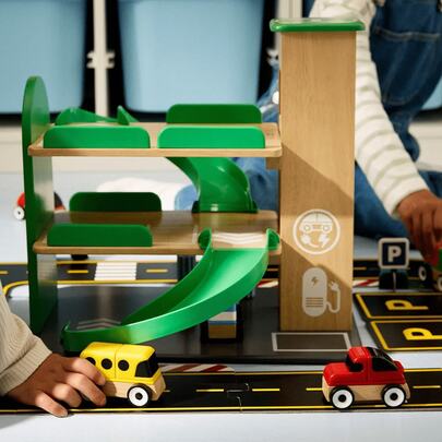IKEA مجموعة ألعاب سيارات LILLABO Tetra Pak (4 قطع)، متعددة الألوان، قابلة للفصل والتركيب، تتضمن 4 نماذج سيارات شهيرة، مناسبة للأعمار من 3 سنوات فما فوق، لعبة تفاعلية بين الوالدين والطفل لتنمية المهارات الاجتماعية والمعرفية