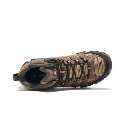 بوت تسلق عالية الكاحل للرجال MERRELL MOAB 3 SYN MID GTX، مقاومة للصدمات، متينة، مقاومة للماء