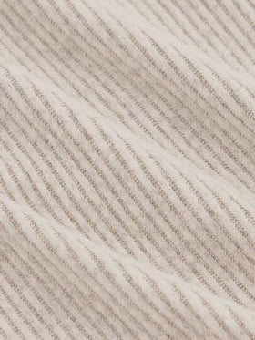 SHEIN MOD طقم تي شيرت بأكمام طويلة وبنطلون من القطن المخملي الكاكي للنساء