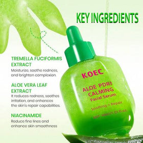 KOEC مجموعة العناية بالبشرة المكونة من 5 قطع: سيروم مغذي بالفيلودندرون + سيروم مشرق بالفيتامين + سيروم منشط بببتيد NAD + جوهر مهدئ بالصبار PDRN + جوهر مرطب بحمض الهيالورونيك - سلسلة الرمال الجديدة المتدفقة، مرطب ومنتفخ وبشرة نضرة