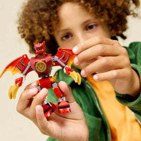 LEGO لعبة تركيب ليغو نينجاغو 71851 ميكانيكا تنين كاي للأولاد والبنات