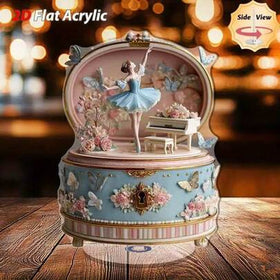 صندوق موسيقى دوار بتصميم جنية، ديكور منزلي، هدية عيد ميلاد، مناسب لغرفة الفتاة