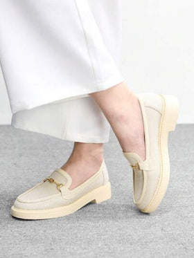 CUCCOO BIZCHIC أحذية نسائية بكعب منصة مسطحة بتصميم بسيط، مريحة وشاملة للعمل والتنقل والمناسبات الرسمية