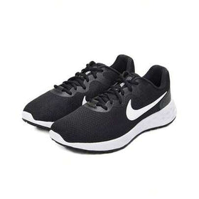 Nike حذاء نايك ريفولوشن 6 نيكست نيتشر منخفض أحادي الطبقة NN مريح متعدد الاستخدامات من الشبك المنسوج منخفض القمة للجري اليومي، وأبيض