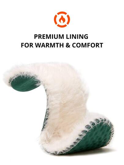 CAMEL CROWN بوت ثلج رجالية، بوت كاحل خارجية مضادة للانزلاق ذات سُمك وسُخان جرافين لفصل الشتاء