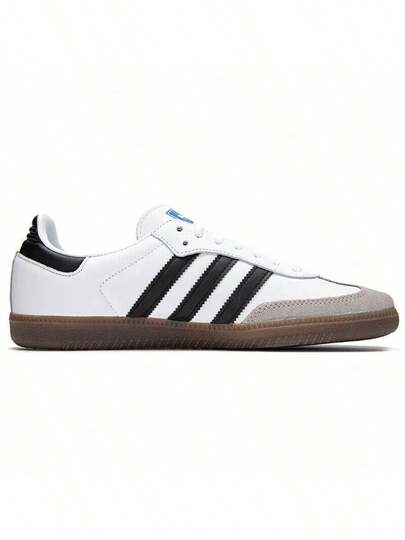Adidas أصلي سامبا أو جي، أعلى ناعم، مريح، أحذية تزلج عالية منخفضة، يناسب الجنسين، أسود/أبيض/رمادي
