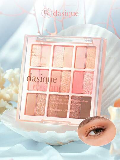 Dasique لوحة ظلال العيون داسيك، ذات تصبغ عالي، ثابتة لفترة طويلة، سهلة الاستخدام، ناعمة، نباتية، بدون اختبار على الحيوانات، درجات لون الوردي الساحرة، مستحضرات تجميل عصرية، مناسبة لعيد الميلاد، العودة إلى المدرسة، الزفاف، العروس، الصيف، عيد الحب، العطلات