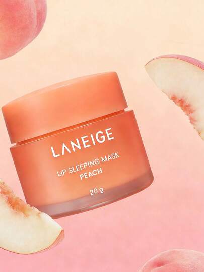 Laneige 20 جرام قناع نوم للشفاه بعطر الخوخ، مغذي ومرطب عميق ويعالج الشفاه الجافة والمتقشرة. يزيل بلطف تقشير الشفاه ويعزز لون الشفاه، ويترك الشفاه ناعمة وملساء ومنعشة. مناسب للاستخدام ليلاً. | مستحضرات تجميل كورية ، مكياج كوري