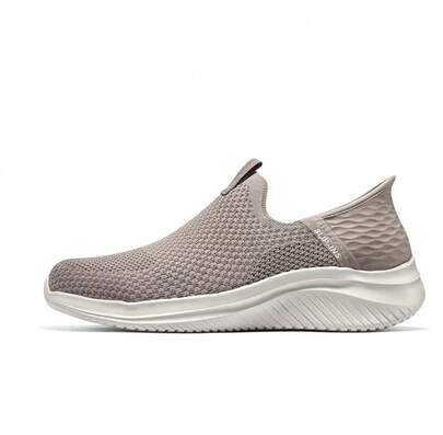 Skechers أحذية رجالية كاجوال منفذة للهواء منخفضة الأعلى من الشبك قابلة للانزلاق