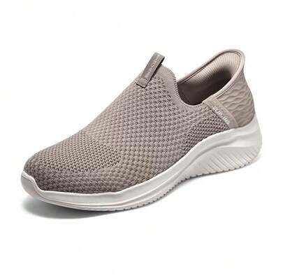 Skechers أحذية رجالية كاجوال منفذة للهواء منخفضة الأعلى من الشبك قابلة للانزلاق