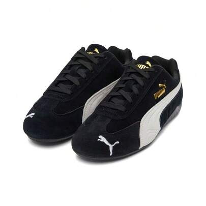 Puma نسخة صينية لعام الجديد من حذاء بوما سبيدكات أو جي المحلي، حذاء سباق مريح وأنيق، وحيد رقيق، جلد الليتشي، دافئ للخارج، مقاوم للتآكل، منخفض الرقبة، أحذية كاجوال للأسلوب الحياتي، يناسب الجنسين