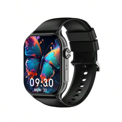 ساعة ذكية Lenovo 2025 الجديدة لنظامي أندرويد وآي أو إس Fit F101، شاشة AMOLED عالية الدقة 1.96 بوصة، تدعم مراقبة معدل ضربات القلب، والاتصال عبر البلوتوث وغيرها من الوظائف
