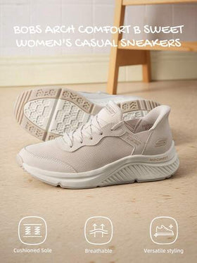 Skechers حذاء رياضي خفيف الوزن راحة يومي للنساء للاستخدام اليومي أو الخروج 117627-NAT