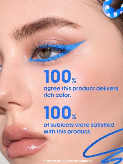 SHEGLAM Boldline محدد عيون جل متعدد الوظائف طويل الأمد-Azure Blue محدد كحل علامة تجارية جمال مكياج ميكب مستحضرات تجميل للنساء الفتيات مثالي لفصل الشتاء الربيع مثالي ل- Y2K أزياء أنيقة رمضان هدية حفلة جاهز أفضل لون
