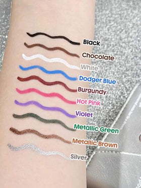 SHEGLAM Boldline طقم محدد عيون جل متعدد الوظائف طويل الأمد محدد كحل علامة تجارية جمال مكياج ميكب مستحضرات تجميل للنساء الفتيات مثالي لفصل الشتاء الربيع مثالي ل- Y2K أزياء أنيقة رمضان هدية حفلة جاهز أفضل لون