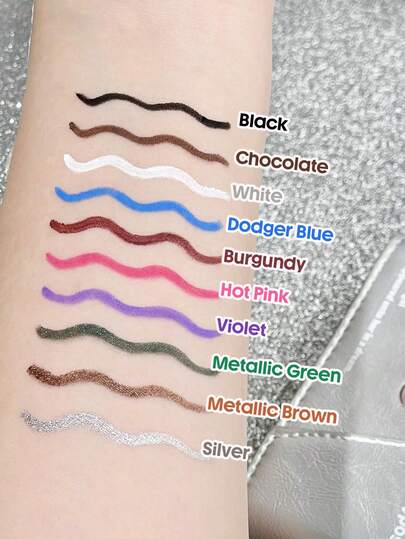 SHEGLAM Boldline طقم محدد عيون جل متعدد الوظائف طويل الأمد محدد كحل علامة تجارية جمال مكياج ميكب مستحضرات تجميل للنساء الفتيات مثالي لفصل الشتاء الربيع مثالي ل- Y2K أزياء أنيقة رمضان هدية حفلة جاهز أفضل لون