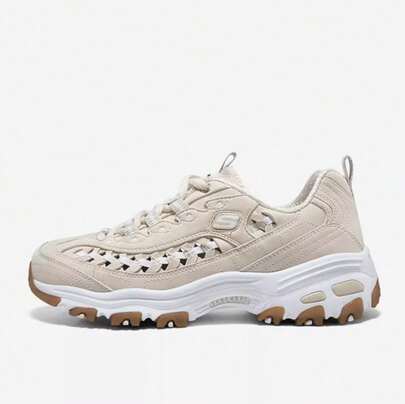 Skechers حذاء رياضي كاجوال سميك مريح وقابل للتنفس للنساء بتصميم باندا