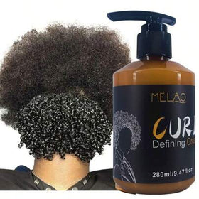 كريم تعريف التجعد الطبيعي من MELAO - كريم تجعد خفيف مرطب، يخلق تجعدات محددة، يقلل التجعد، قوام ناعم - 280 مل / 9.47 أونصة سائلة