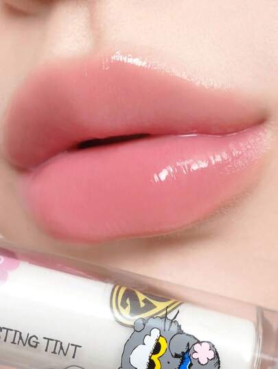Rom&nd مجموعة هدايا محدودة الإصدار من Romand Juicy Gloss Tint 2.0 36، 03 Coral Pink، صبغة شفاه لامعة مرطبة ذات تأثير مكياج مائي، تعاون كوميدي أنمي، مكياج شفاه على الطراز الكوري. 0.35 جرام/0.01 أونصة.