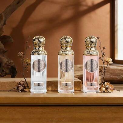 3 زجاجات * 25 مل مجموعة عطور ذات رائحة منعشة، صندوق هدايا بأسلوب ، مناسب للاستخدام اليومي، العمل، المواعيد، العطلات