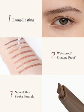 قلم حواجب مزدوج من ETUDE HOUSE مقاوم للماء وللتشويش، أساسيات مستحضرات التجميل للعطلات، لون جذاب لفتاة وردية، هدايا عيد الميلاد للنساء، ماركة أزياء راقية لمستحضرات التجميل للعودة إلى المدرسة، فستان زفاف للعروس، صيف، عيد الحب، عطلة