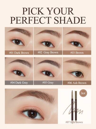قلم حواجب مزدوج من ETUDE HOUSE مقاوم للماء وللتشويش، أساسيات مستحضرات التجميل للعطلات، لون جذاب لفتاة وردية، هدايا عيد الميلاد للنساء، ماركة أزياء راقية لمستحضرات التجميل للعودة إلى المدرسة، فستان زفاف للعروس، صيف، عيد الحب، عطلة