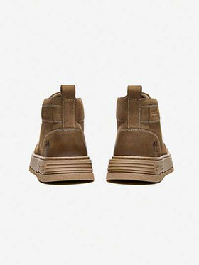 CAMEL CROWN بوت رجالية كاجوال للخارج، بوت خارجية مرتفعة مريحة للخريف والشتاء، بوت عمل كلاسيكية عتيقة عالية الكاحل