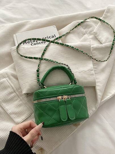 حقيبة صغيرة خفيفة الوزن، حقيبة سلسلة، حقيبة مبطنة، حقيبة يد، حقيبة دلو، مناسبة للفتيات وطالبات الجامعة والسيدات العاملات، رائعة للمكتب والجامعة والعمل والتنقل والأنشطة الخارجية والسفر والنزهات.