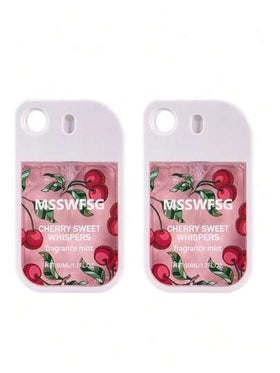 رذاذ عطر الكرز 50 مل، رائحة طبيعية وطازجة دائمة، مناسب للسفر، منعش للهواء محمول، مثالي للحفلات، عيد ميلاد الحبيبة، عيد الحب، عيد الأم، حفلات الزفاف، موسم التخرج