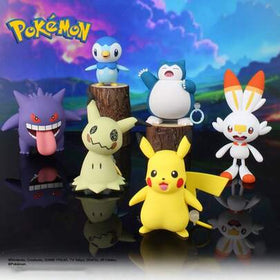 pokemon 6 أنماط من لعبة بوكيمون الميكانيكية، شخصية حركية لحيوان أليف، نماذج لشخصيات بوكيمون بيكاتشو وبيبلوب وميميكيو، دمى وتماثيل زخرفية لمكتب، هدايا عيد الميلاد، لعبة مشي، لعبة تركيز، هدايا مضحكة، ألعاب، ألعاب حسية، ملء أكياس الحفلات، هدايا مثالية لحفلات