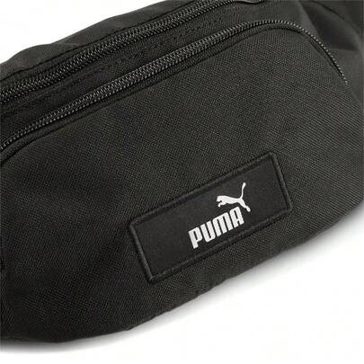 Puma حقيبة خصر بوما أكاديمي سوداء - متينة وقوية وصغيرة الحجم، مثالية للاستخدام اليومي والسفر والترفيه والمشي لمسافات طويلة في الهواء الطلق والتدريب واللياقة البدنية.