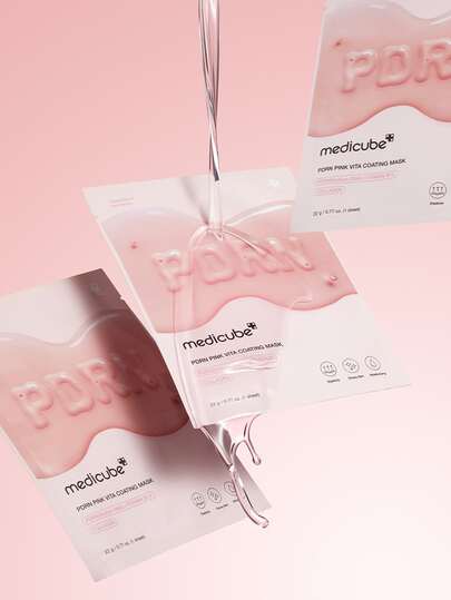 Medicube 1 قناع وجه جيلي كولاجين وردي بتركيبة إصلاح قوية من سلمون الحمض النووي PDRN، له تأثير مرطب وشد، بملمس جيلي مهدئ، مناسب للبشرة الحساسة، أساسي للجمال الكوري، 22 جرام * 10 / 7.76 أونصة