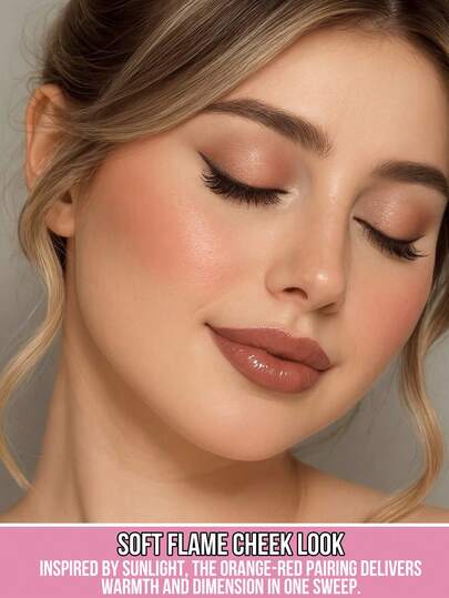 Misslyn أحمر خدود مطابق تماما، أحمر خدود ذو لونين مطفي أو لؤلؤي، أداء لوني عالي، يخلق مظهر مكياج طبيعي، سهل الامتزاج، يتراوح من شفاف إلى كثيف، طويل الأمد ومقاوم للانتقال، نهاية مسحوقية ناعمة بدون شعور بالمسحوق.