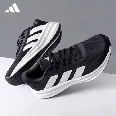 Adidas أحذية رجالية ونسائية جديدة، أحذية كاجوال شبكية قابلة للتنفس، أحذية جري رياضية تمتص الصدمات