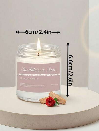 شمعة معطرة 3.5 أونصة، شمعة في وعاء، هدية عيد الحب، ديكور منزلي لجميع المواسم، هدية شمعة عيد ميلاد للصديقة، هدية للتخييم، هدية للهواة في الهواء الطلق، شمعة، هدية، ديكور منزلي، مناسبة لغرفة النوم والحمام، عطر دائم، معطرة بالزيوت الأساسية، هدية مثالية للعائل