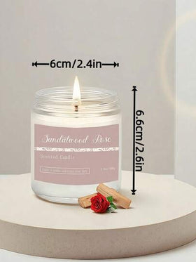 شمعة معطرة 3.5 أونصة، شمعة في وعاء، هدية عيد الحب، ديكور منزلي لجميع المواسم، هدية شمعة عيد ميلاد للصديقة، هدية للتخييم، هدية للهواة في الهواء الطلق، شمعة، هدية، ديكور منزلي، مناسبة لغرفة النوم والحمام، عطر دائم، معطرة بالزيوت الأساسية، هدية مثالية للعائل