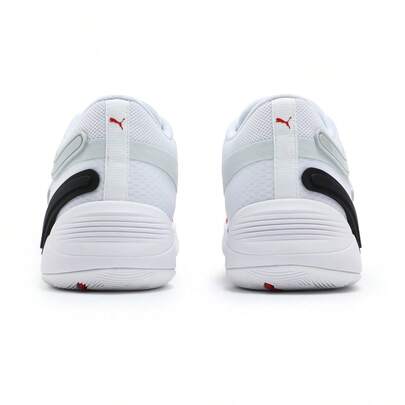 Puma أحذية رياضية كرة السلة ذات الجزء العلوي المنخفض والألوان المتباينة للرجال 37658215