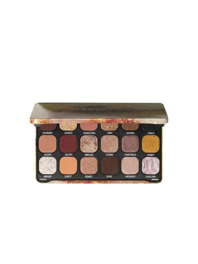 Makeup Revolution لوحة ظلال العيون Forever Flawless Bronze Temptation 18 * 1.1 جرام