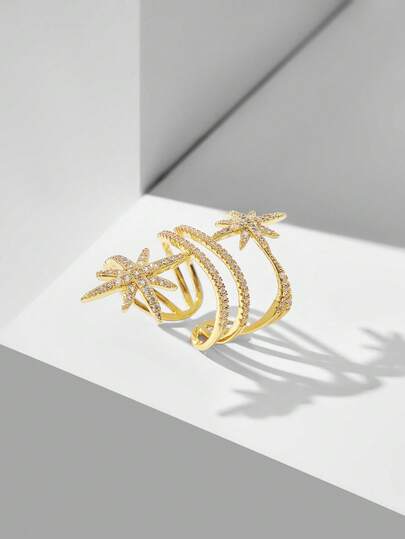 MOTF PREMIUM خاتم مرصع بالراين ستون تصميم فاخر وجمالي للنساء