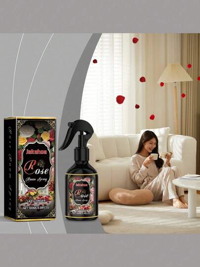 jakehoe رذاذ غرفة بعطر الورد، عطر دائم للنوم، منعش للهواء