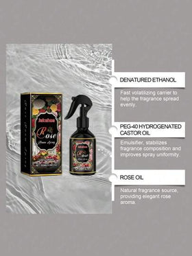 jakehoe رذاذ غرفة بعطر الورد، عطر دائم للنوم، منعش للهواء