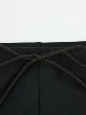 Manfinity KASUA سراويل سباحة صيفية كاجوال ضيقة مع خصر مرن بتصميم ألوان متباينة للرجال