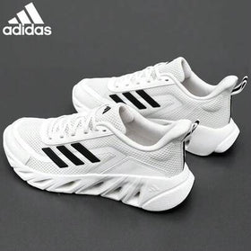 Adidas حذاء رياضي جديد مريح وجيد التهوية للجري للجنسين