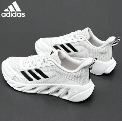 Adidas حذاء رياضي جديد مريح وجيد التهوية للجري للجنسين