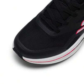 Skechers أحذية رياضية كاجوال مريحة مبطنة للرجال، أحذية جري مع رباط 221141-BKW